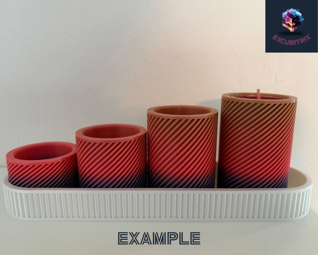 Advent-Teelichthalter - für normale Teelichter