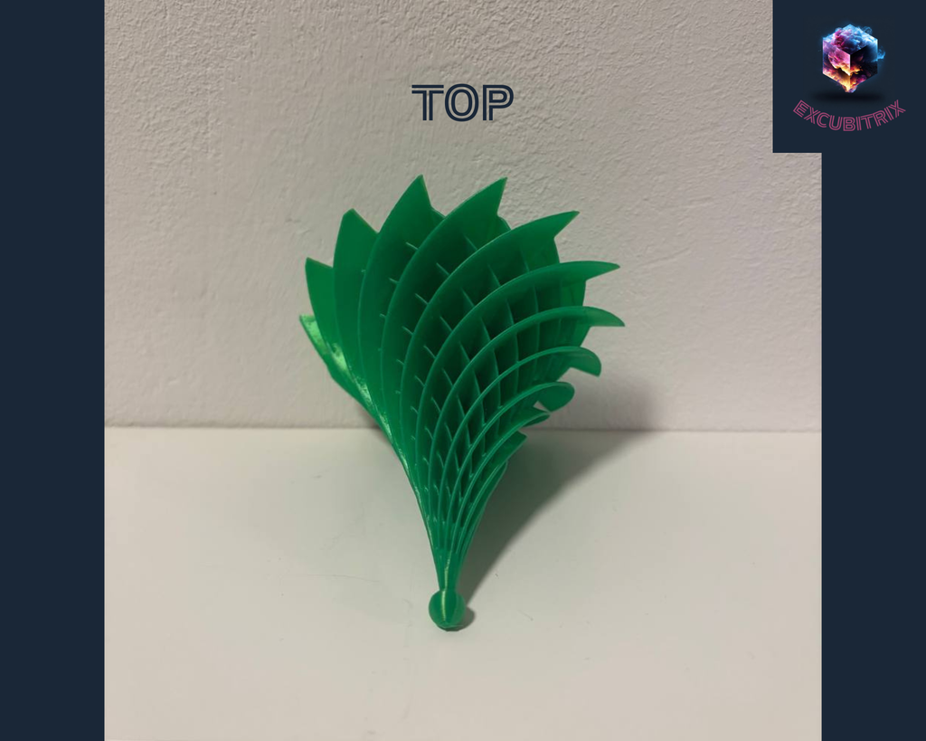 Gerippter Weihnachtsbaum - 10,0cm hoch