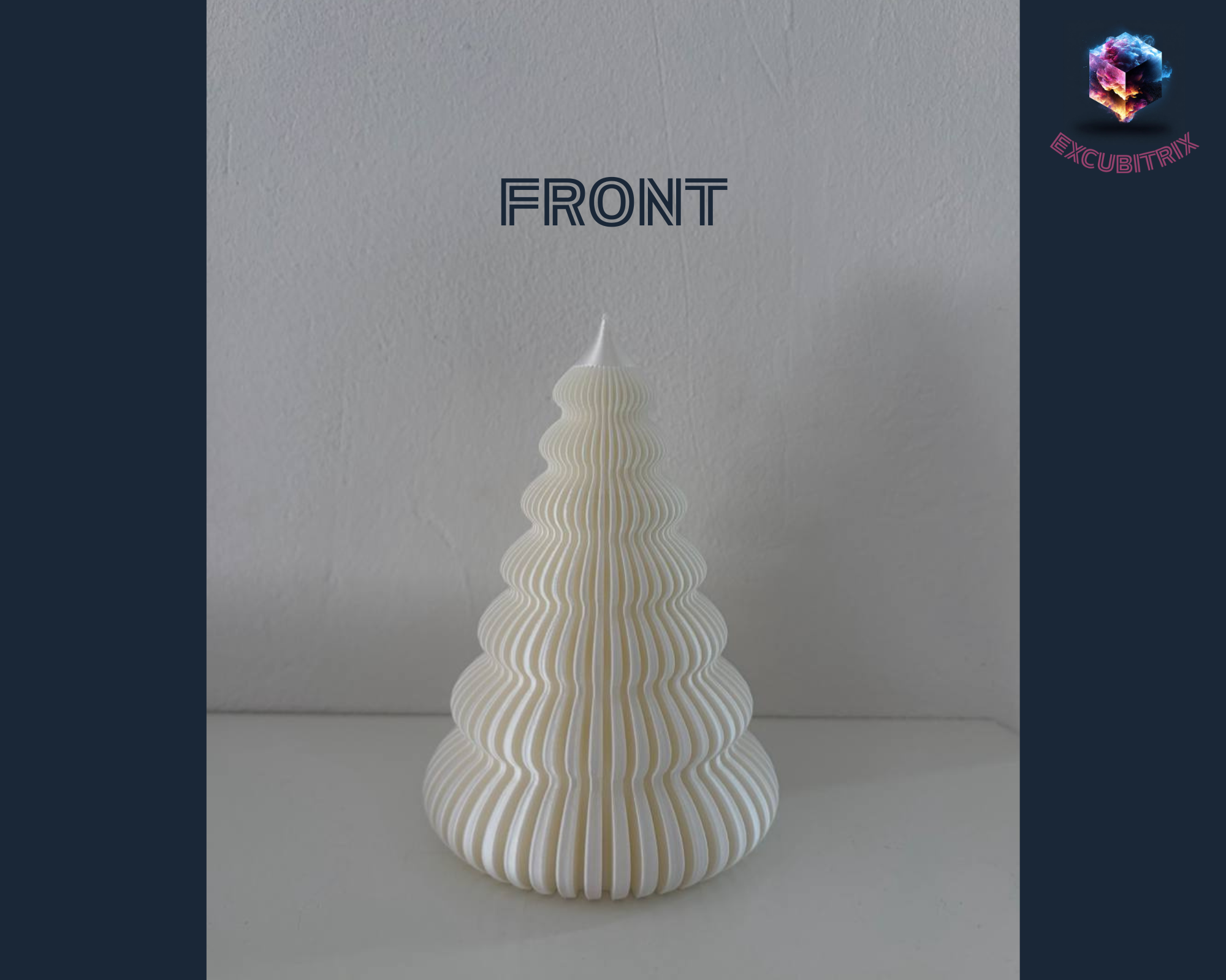 Moderner Weihnachtsbaum - 13,2cm hoch