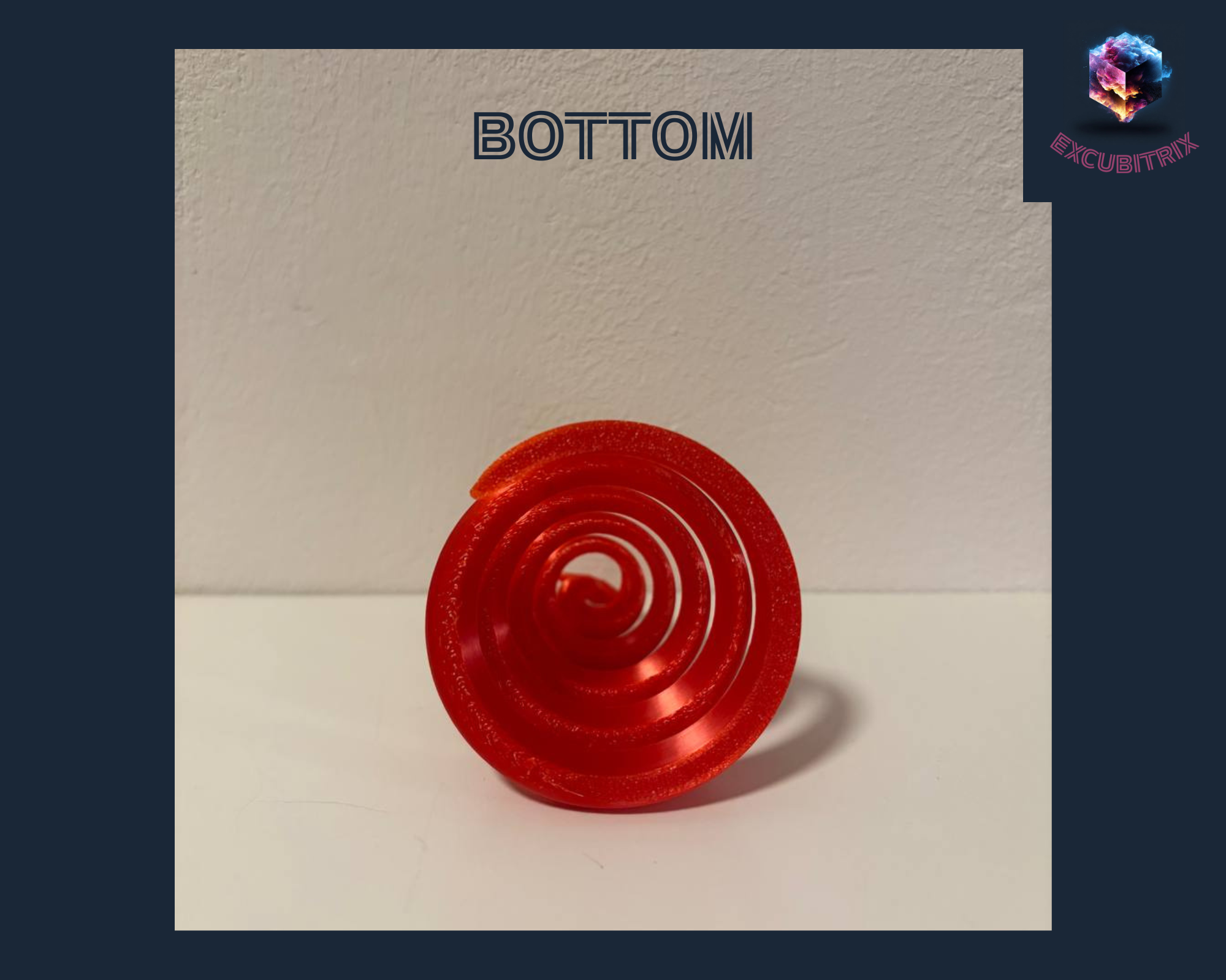 Spiralförmiger Weihnachtsbaum - 9,0cm hoch