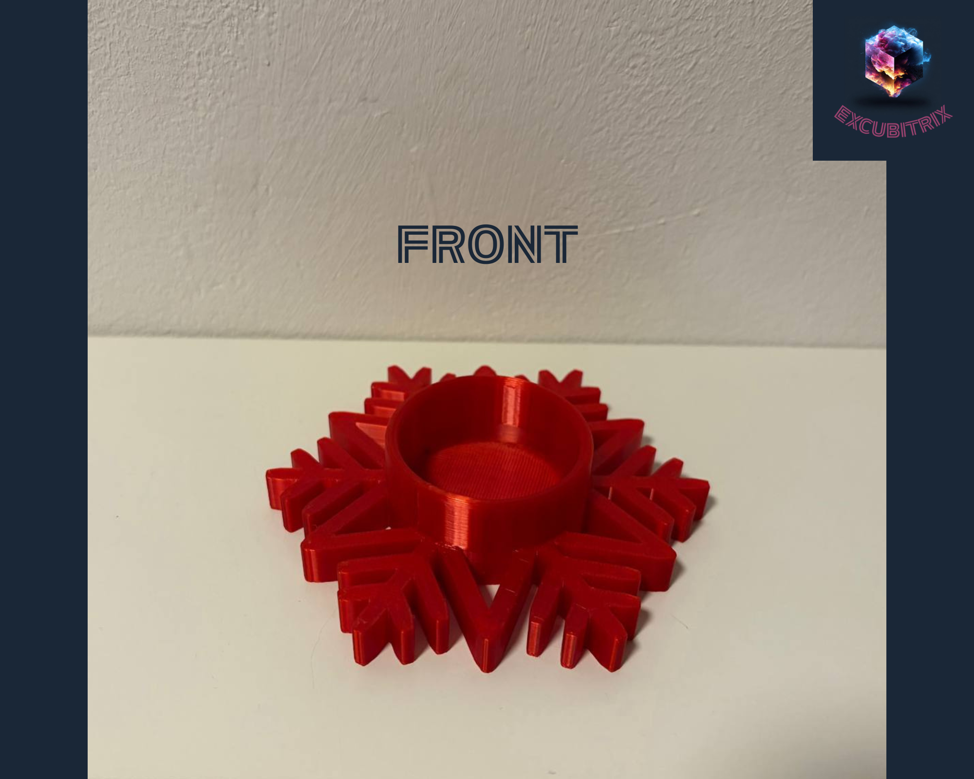 Teelichthalter - Schneeflocke