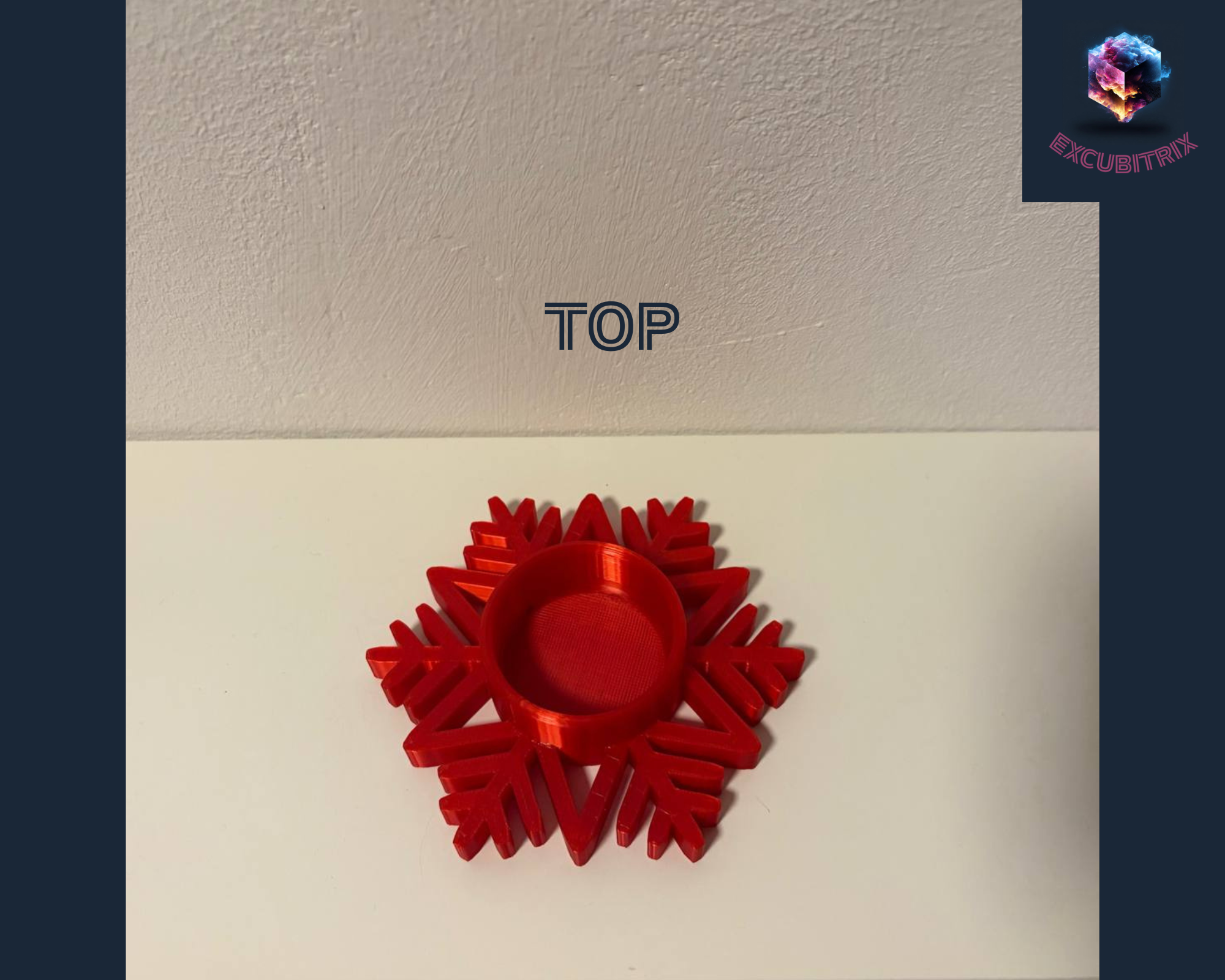 Teelichthalter - Schneeflocke