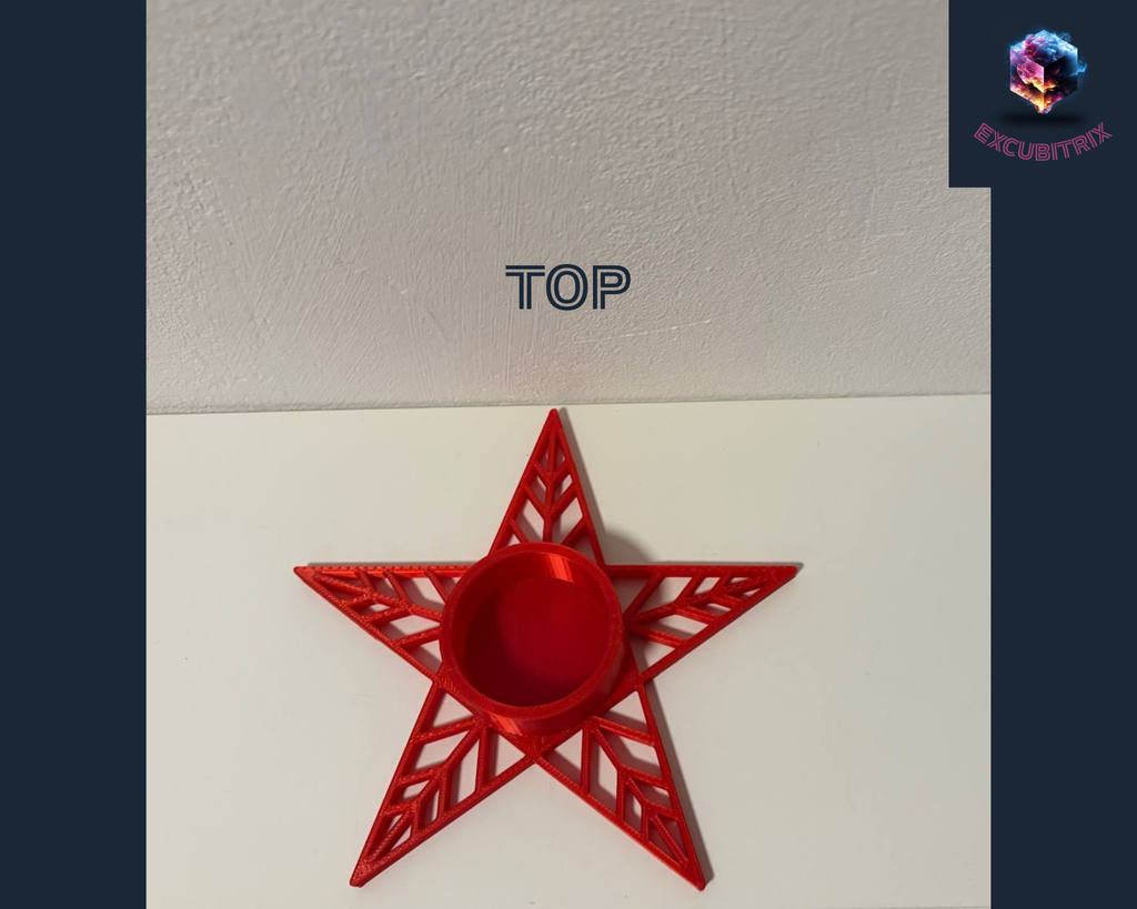 Teelichthalter - Stern