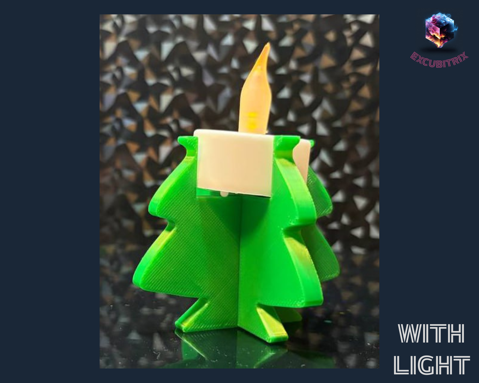 Teelichthalter - Weihnachtsbaum