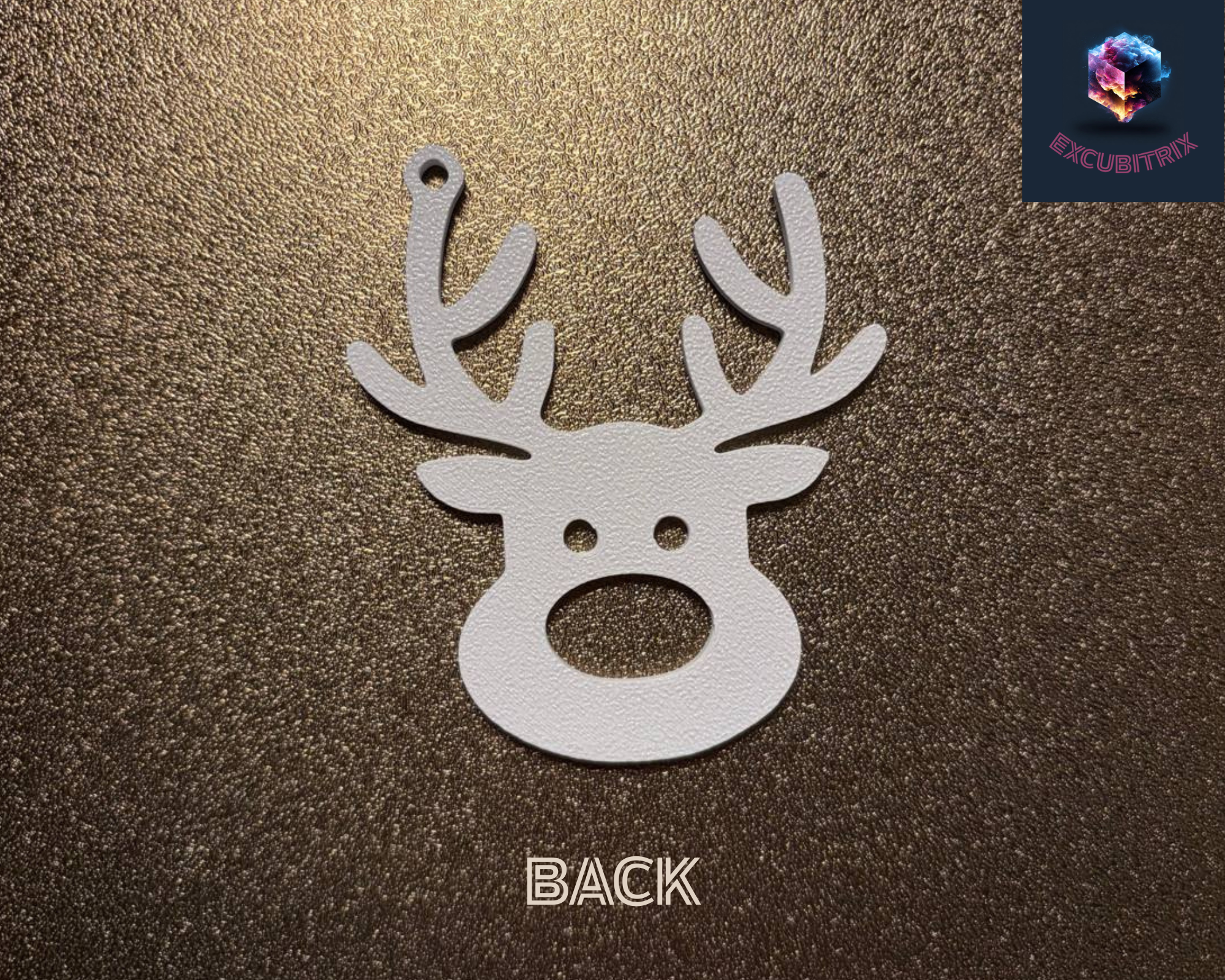 Christbaumdekoration - Rentier - 4Stk