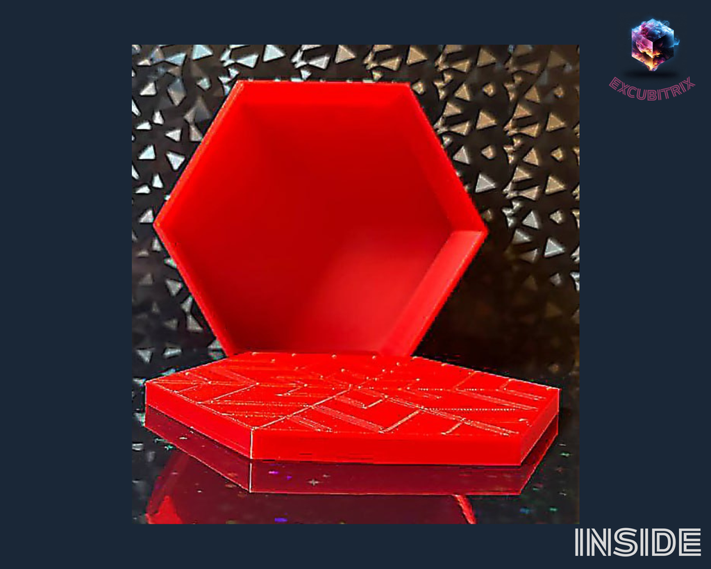 Weihnachten - Geschenkbox - Schneeflocke - sechseckig