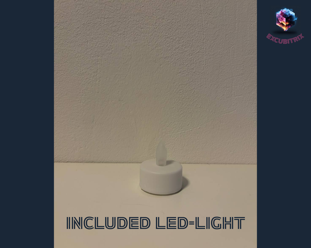 Weihnachtsbaum-Dekoration - 14cm hoch - LED-kompatibel