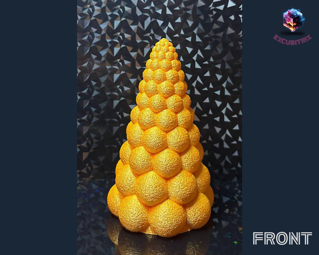 Weihnachtsbaum Fuzzy Bubbles - 15,3cm hoch