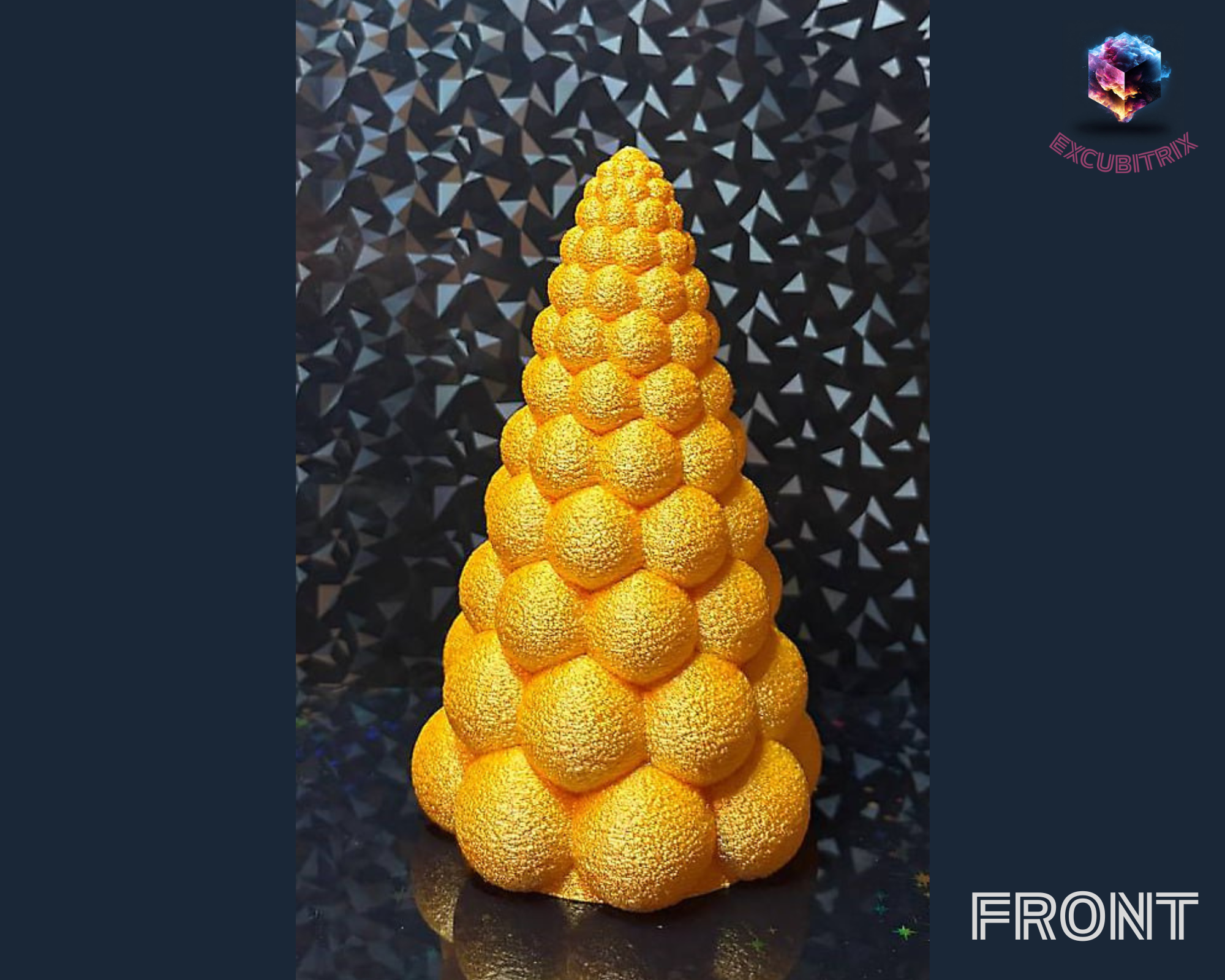 Weihnachtsbaum Fuzzy Bubbles - 15,3cm hoch